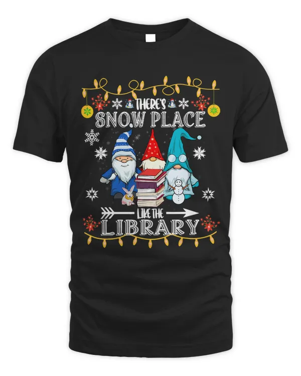 Librarian There is snow like the library Christmas