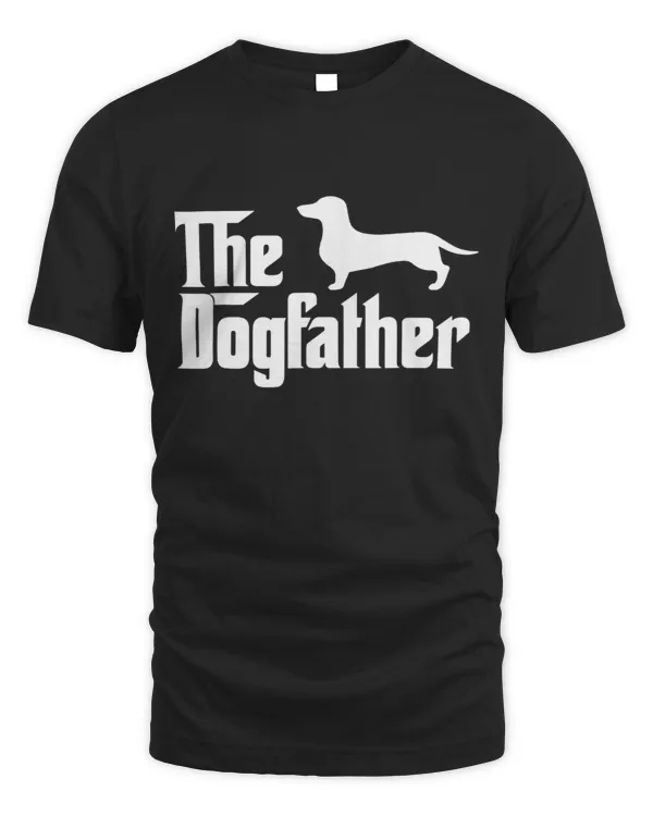 The Dogfather Dachshund T-Shirt Funny F