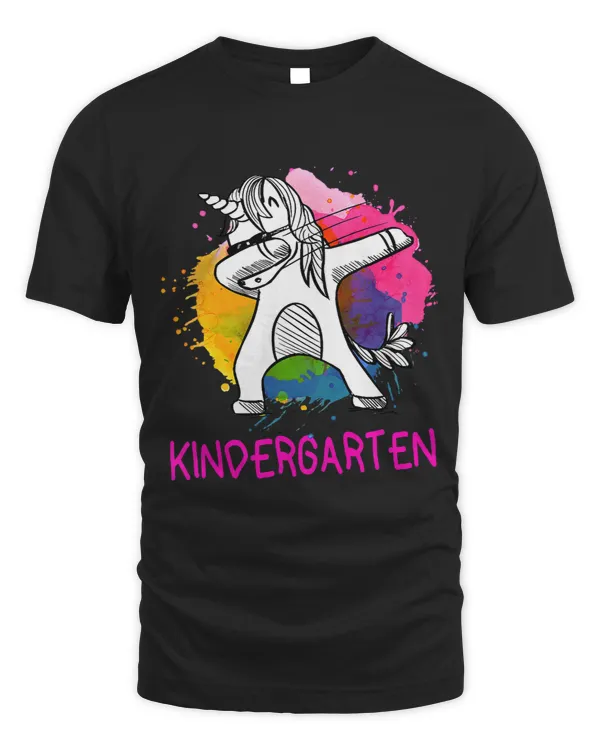 Kids Finally Kindergarten with a cute dabbing Unicorn_1