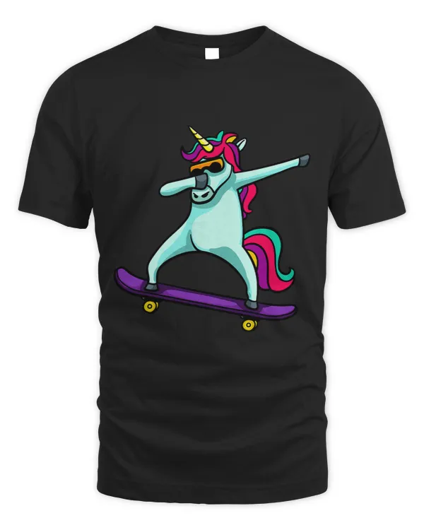 Skateboarding Unicorn Lover And Skater
