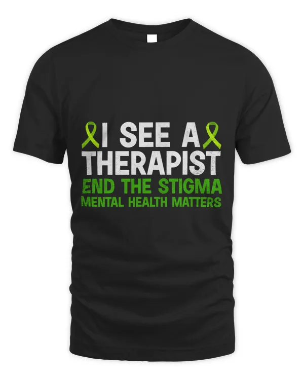 Mental Health Awareness Therapist End The Stigma Womens Mens