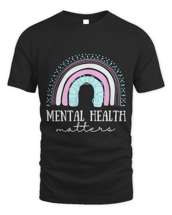 Mental Health Matters Awareness Brain Therapist Be Kind Love 2