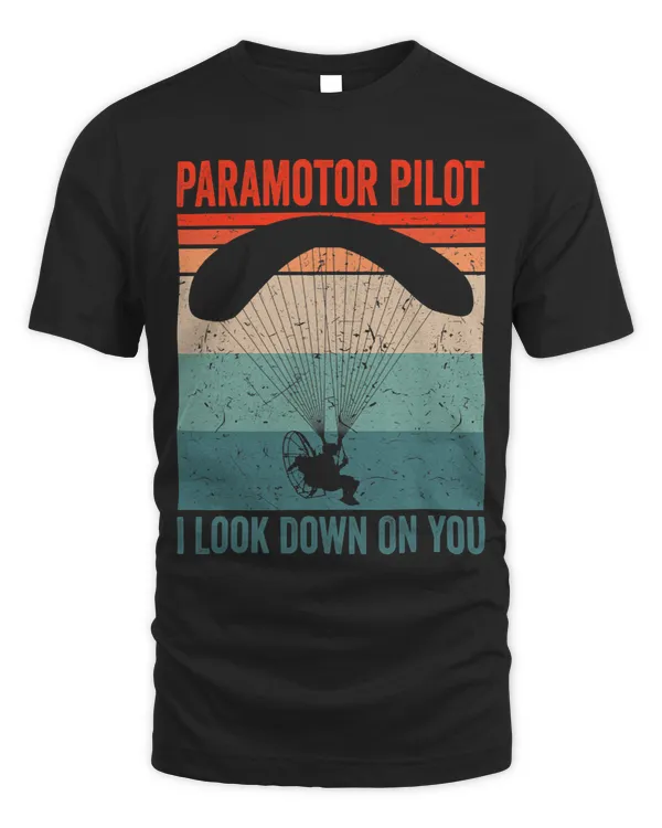 Paramotor Pilot. I Look Down on you Vintage Paramotor 1