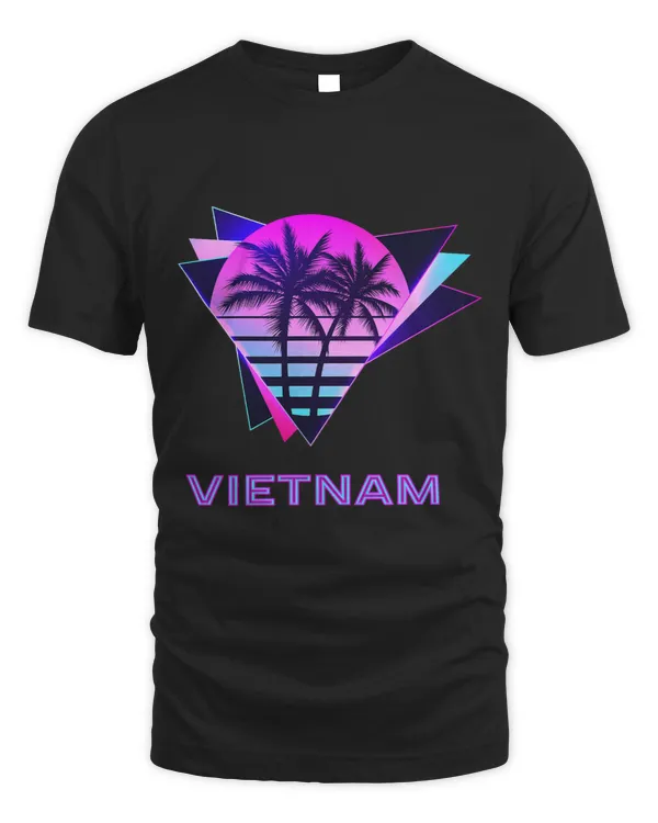 Vietnam 80s Palm Tree Retro Vietnamese Heritage Souvenir