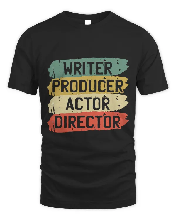 Retro Filmmaker Producer Writer Actor And Movie Director