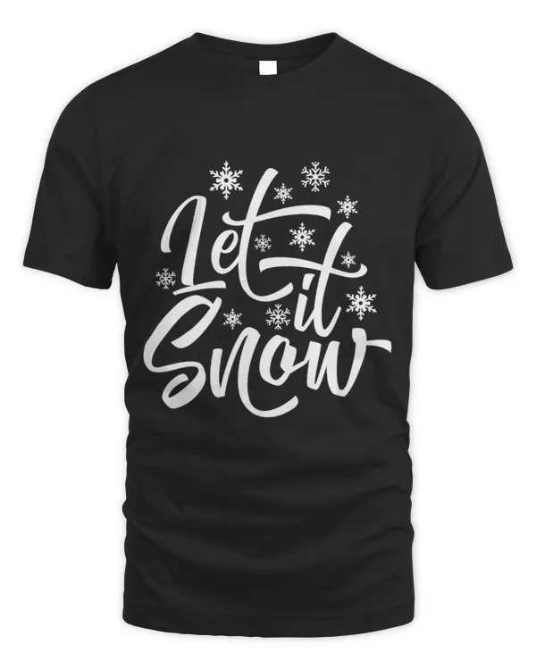 Let It Snow Christmas Xmas Seasonal Holidays Winter