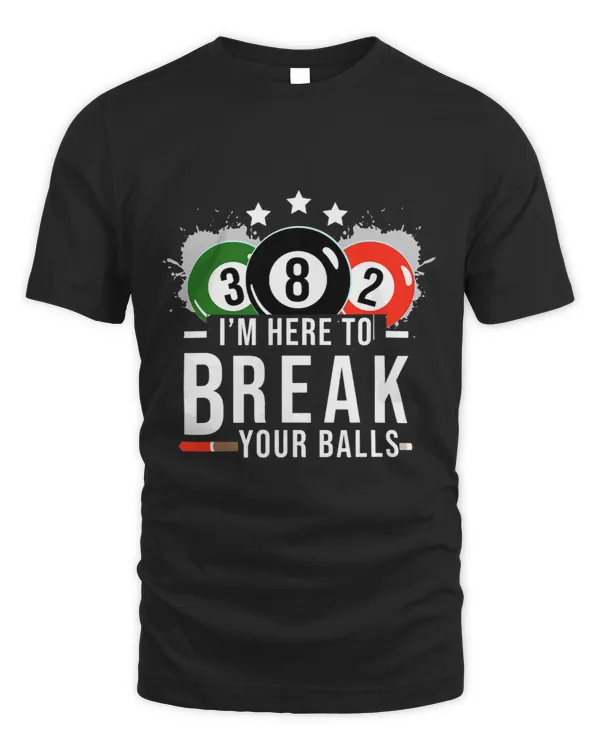 Pool Billiard Shirt Billard Pool Break Balls Rack