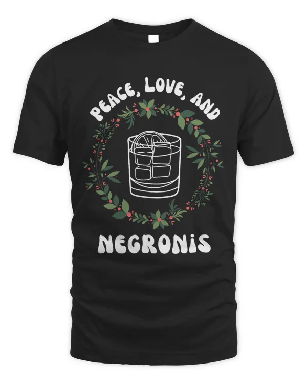 Peace Love and Negronis Christmas Holiday Season Cocktail