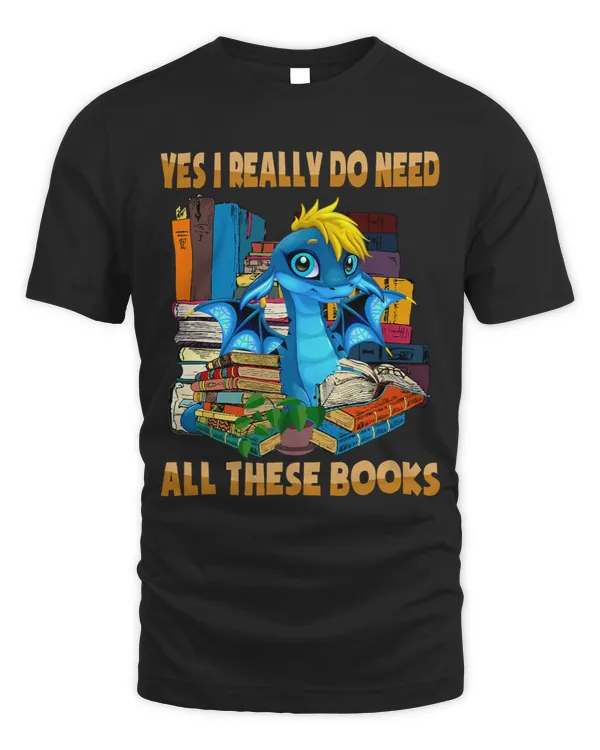 Yes I Really Do Need All These Books Cute Dragon Reading
