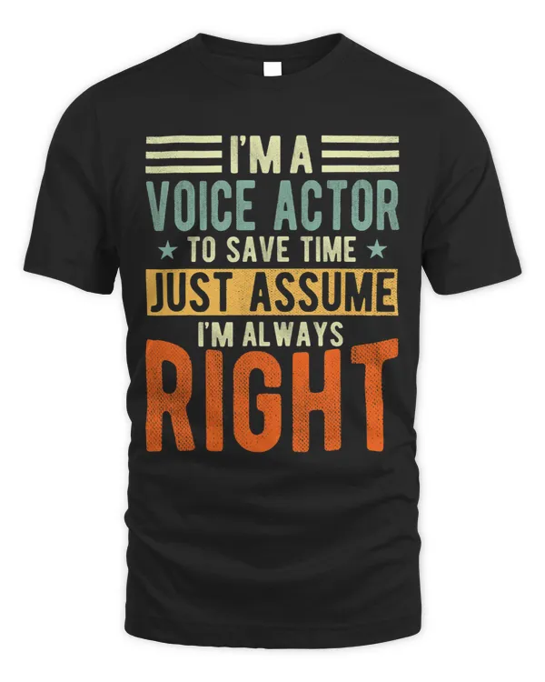 Voice Actor Design I´m always right Voice Actor