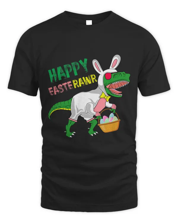 Funny Happy EasteRawr T Rex Dinosaur Easter Bunny Design