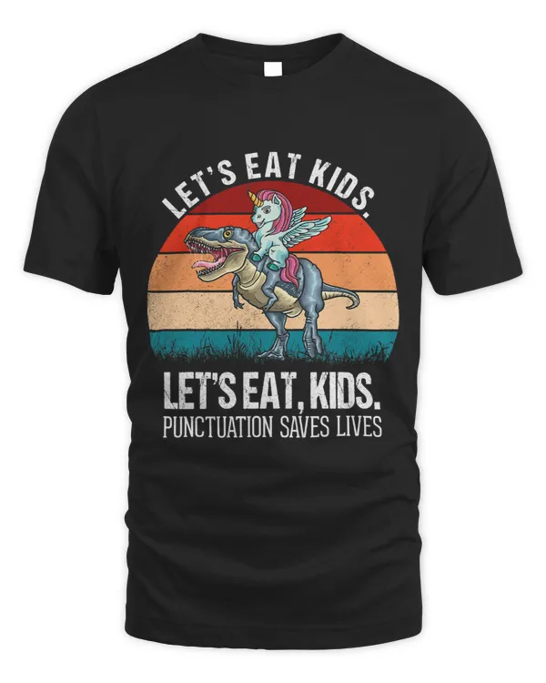 Lets Eat Kids Punctuation Saves Lives Funny Grammar