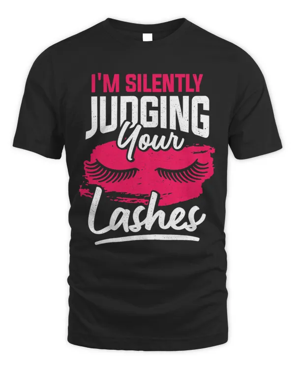 Womens Im Silently Judging Your Lashes