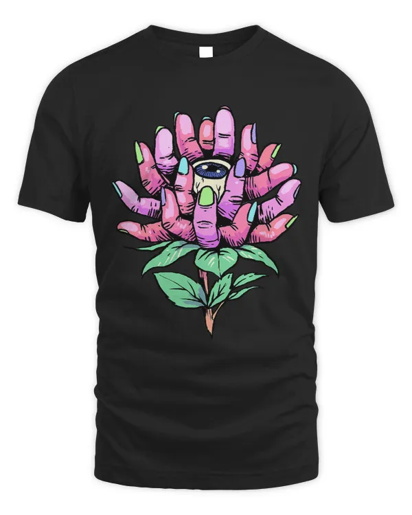 Weirdcore Flower with Finger Petals Plant Lover Dreamcore