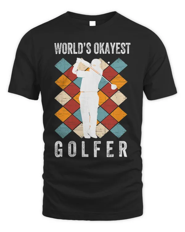 worlds okayest golfer funny golfing quote for golf lover