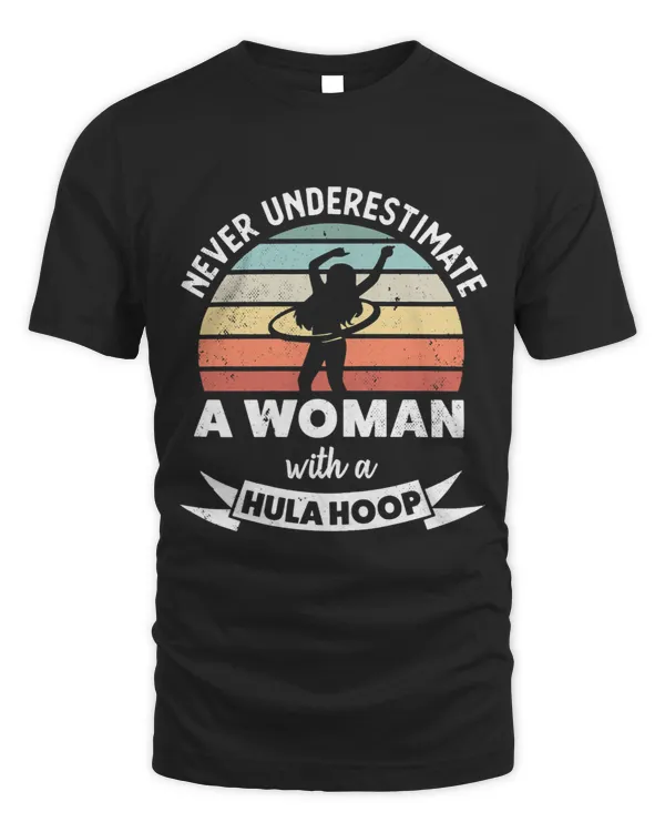 Womens Woman with a Hula Hoop Funny hooping Gift Mom