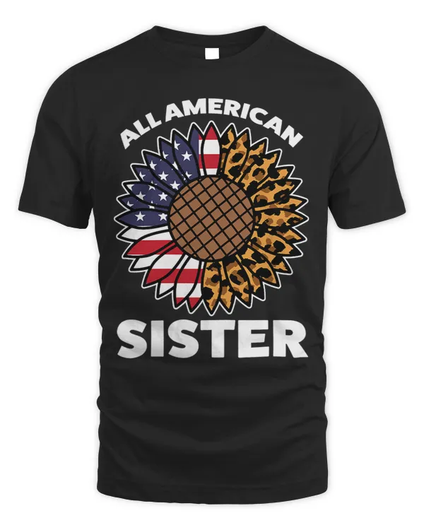Womens All American Sister American Sister 4th of July