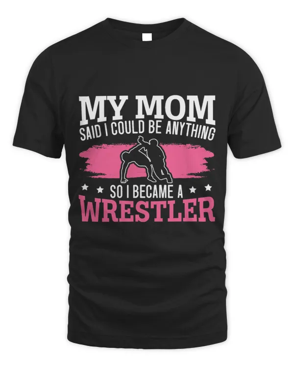 Womens Wrestling Mom Quotes Distressed