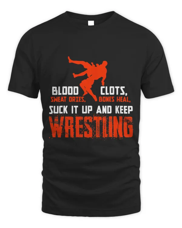 Wrestling Blood Clots Sweat Dries Wrestle Althele Wrestler