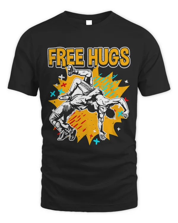 Wrestling Funny Free Hugs Wrestling