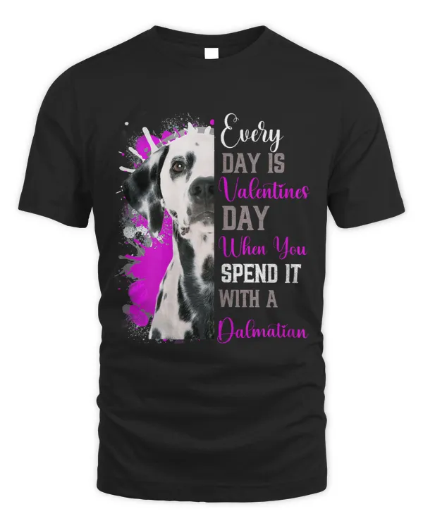 Womens Funny Valentines Day Dalmatian Mom Mother Dally Mommy