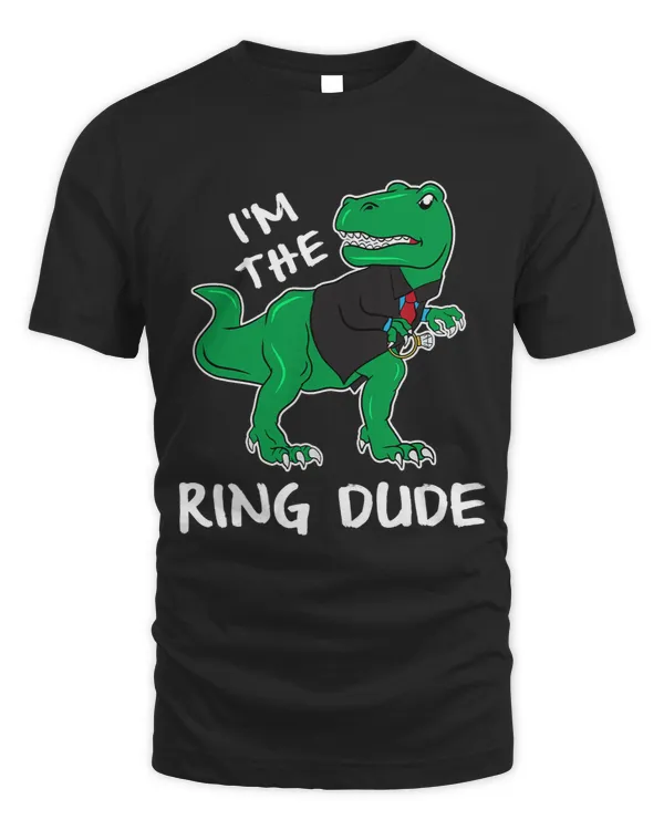 Cute Wedding Gifts for Kids Ring Dude TRex Dinosaur Bearer