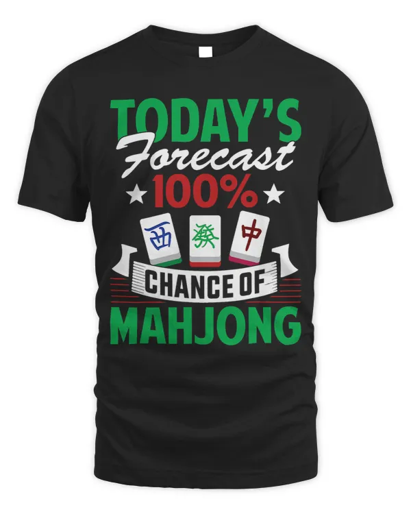 100 Chance Of Mahjong Casino Player Gambling Tiles Deck 1