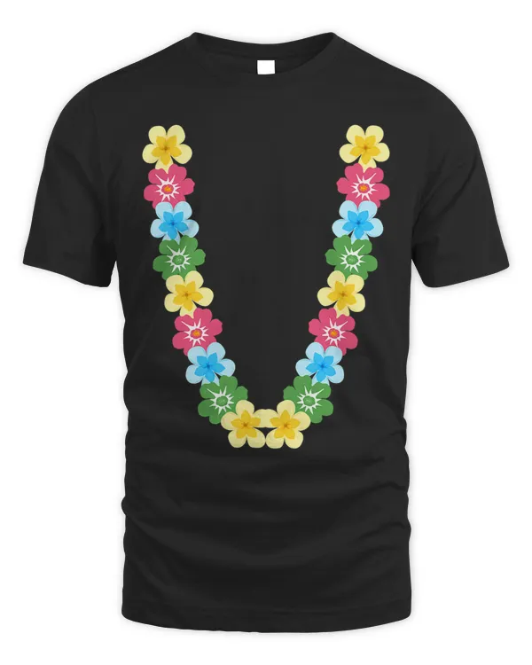 Colorful Hawaiian Flower Chain Tropical Summer Floral Lei
