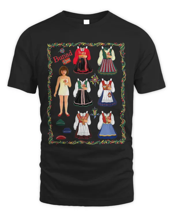 Bunad Costume Norwegian Paper Dolls