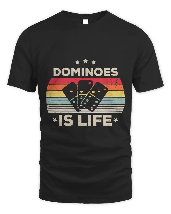 Dominoes Is Life For Girls Women Men Boys Dominoes Vintage