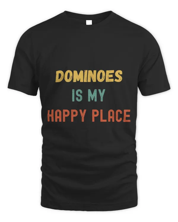 Dominoes Is My Happy Place Vintage Retro Style