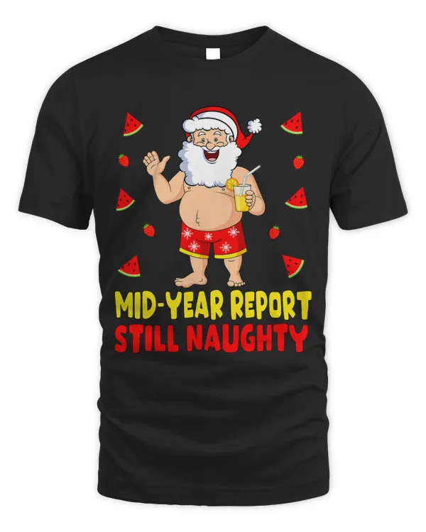Funny Christmas In July Santa Summer Vacation Men Women Kids