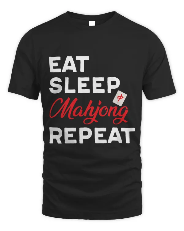 Eat Sleep Mahjong Repeat Mahjong Cards Mahjong Players