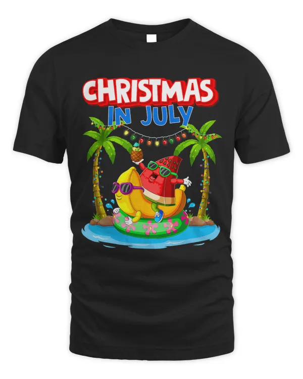 Christmas In July Watermelon Xmas Summer Men Women Kids