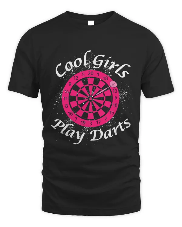Cool Girls Play Darts Female Dart Player Womens Dartboard
