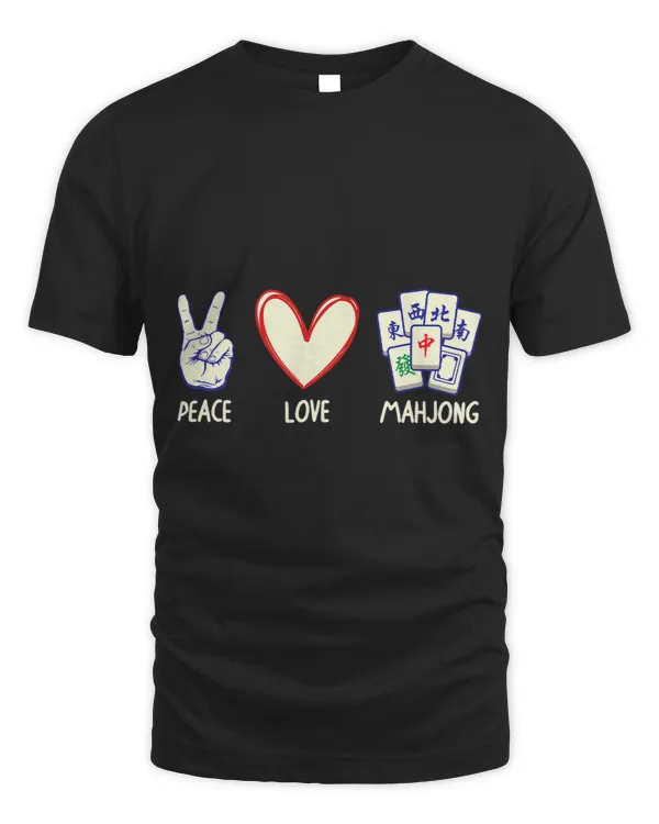 Funny Mahjong Art For Men Women Chinese Mah Jongg Game Lover