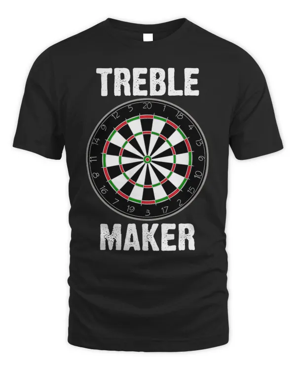 Funny Dart Treble Maker Darts Player Dartboard Joke Pun