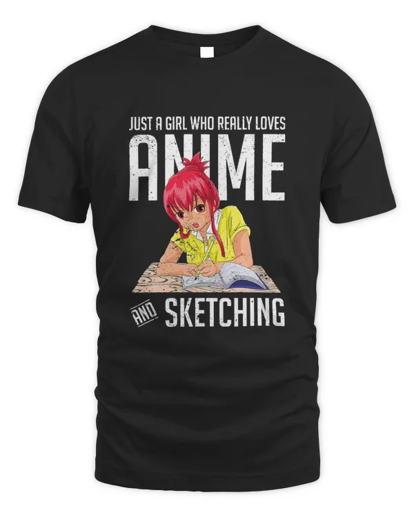 Anime Sketching Lover Girls Women Manga Otaku Japanese Anime