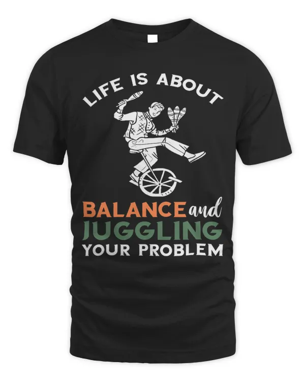 Circus Balance And Juggling Unicycle Balancing Circus Party