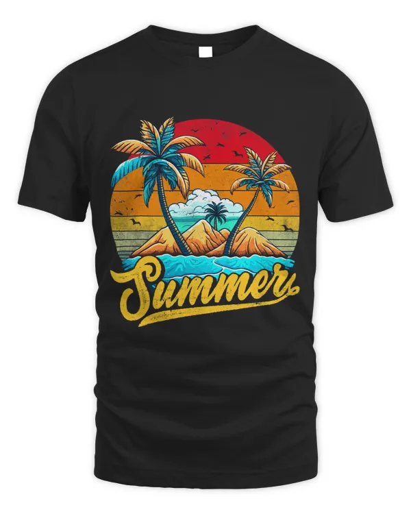 Coconut Palm Trees Summer Vacations Summer Lover Men Women
