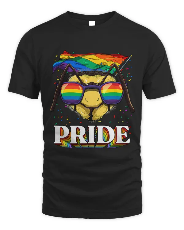 Bee Beekeeping LGBT Bee Gay Pride LGBTQ Rainbow Flag Sunglasses 393 Beekeeper
