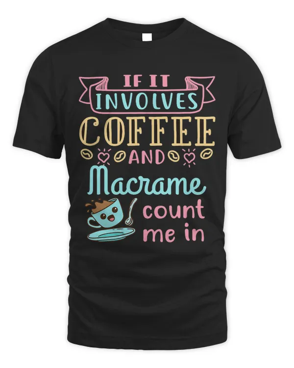 Coffee and Macrame Knotting Knots