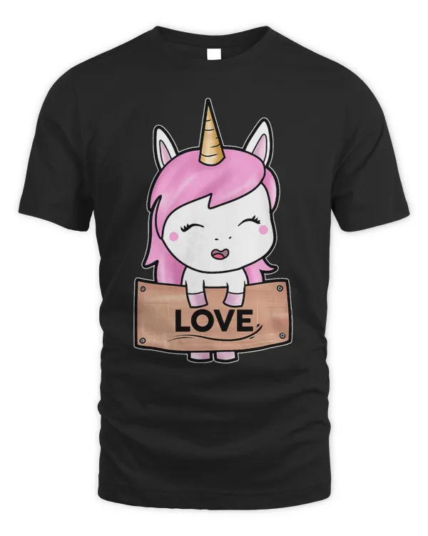 Pony Unicorn Love Horn Rainbow Myth Fairytale Unicorn Magic Magical Tees Ponies