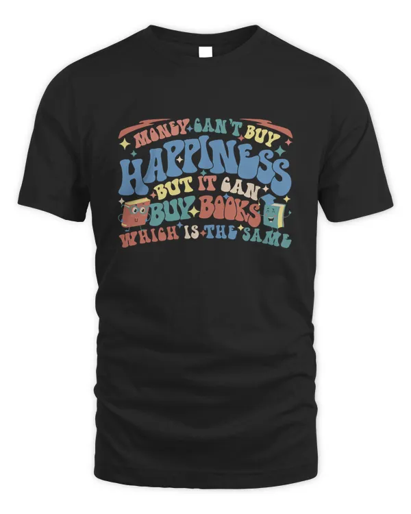 Groovy Retro Cute Money Can't Buy Happiness Shirt