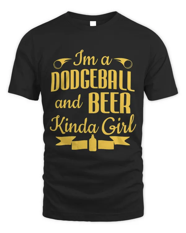 Dodgeball Player Im A Dodgeball Beer Kinda Girl Dodgeball