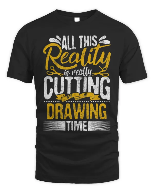 Funny Drawing Hobby Saying Love to Draw Sketch Doodle