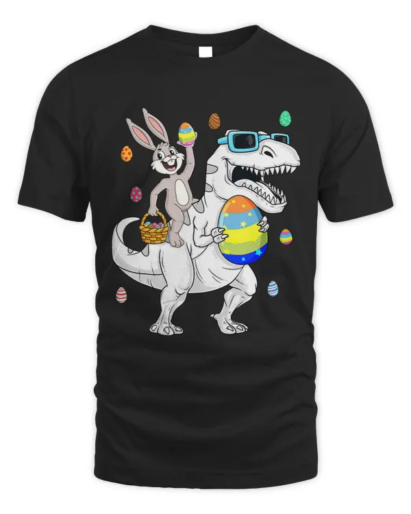 Easter Bunny Riding T Rex Dinosaur Funny Eggs Boys