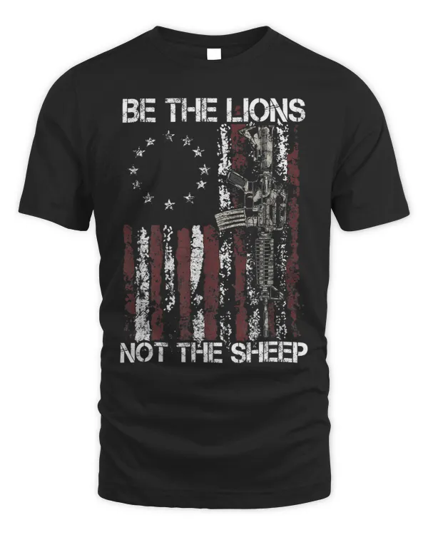 Sheep Lamb Be The Lion Not The Sheep Patriotic Lions American Patriot Ewe Sheeps