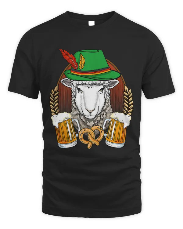 Sheep Lamb Funny German Lederhosen Sheep Drinkers Farmers Oktoberfest 49 Ewe Sheeps