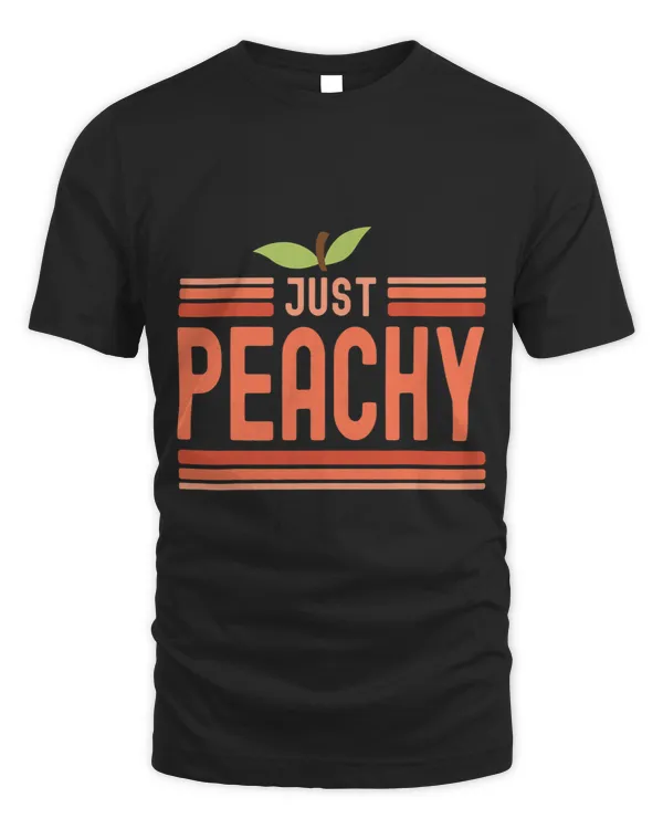 Just Peachy Cute Adorable Summer Peach Food Pun
